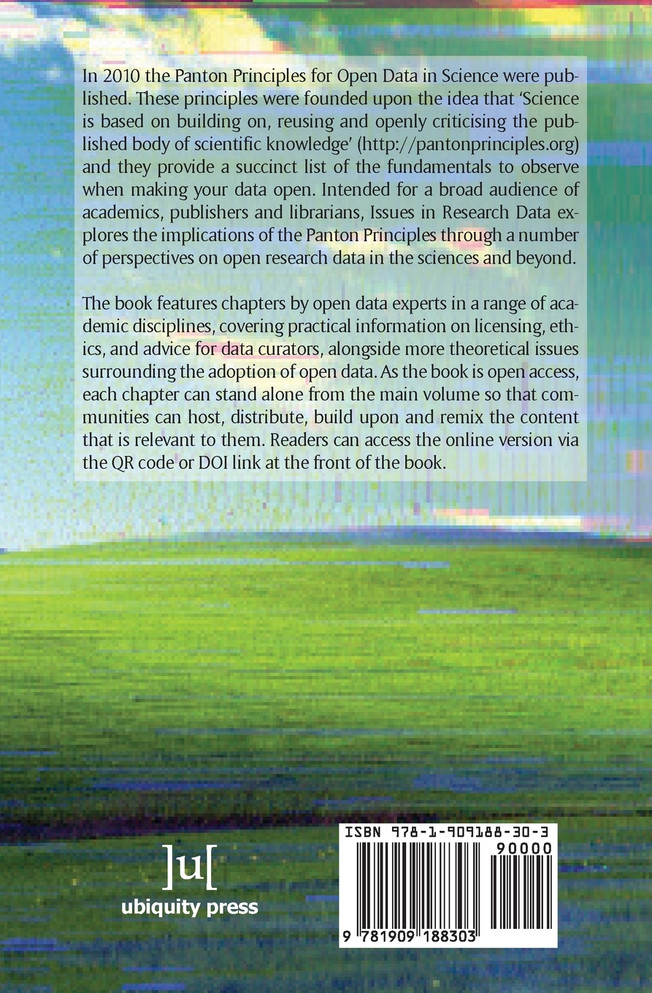 Issues in Open Research Data
