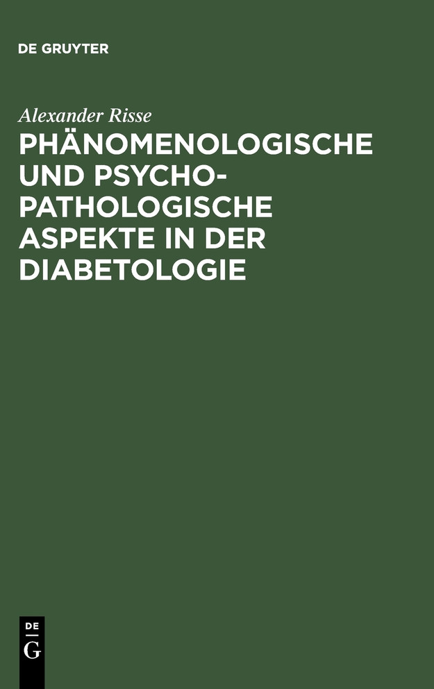 Phänomenologische und psychopathologische Aspekte in der Diabetologie