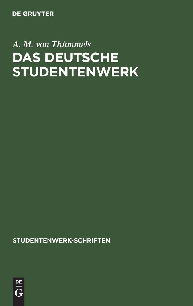 Das Deutsche Studentenwerk