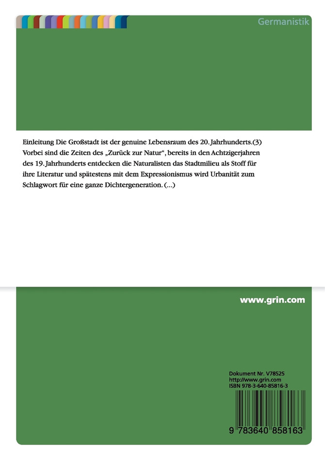 Berlin-Romane des 20. Jahrhunderts