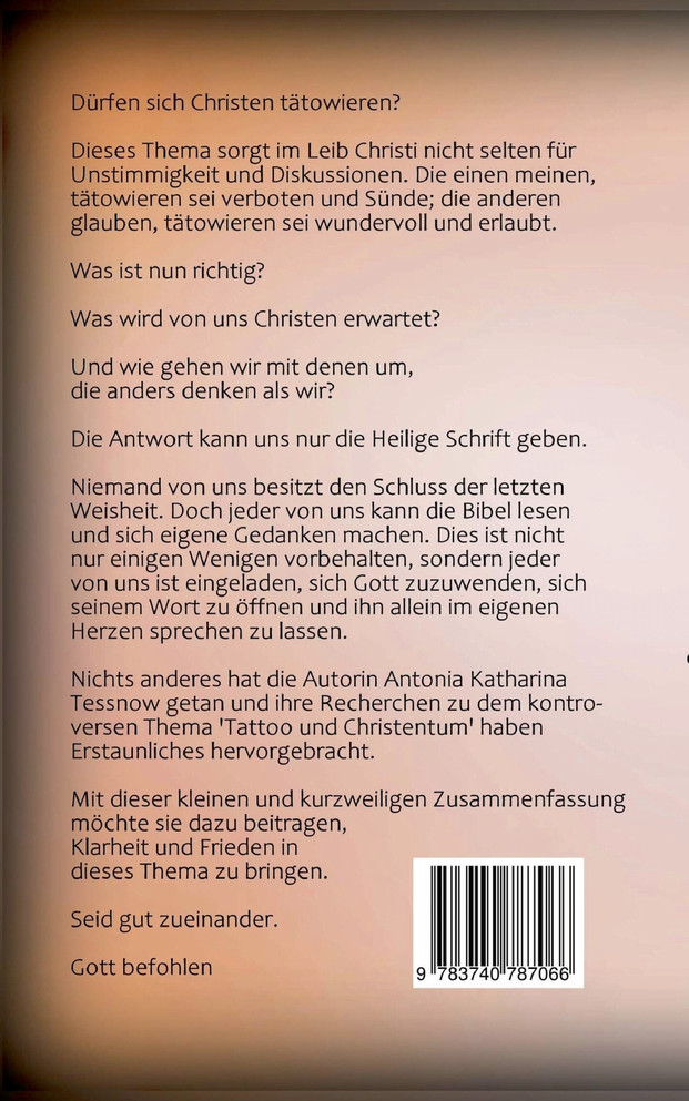Tattoo und Christentum - Was sagt die Bibel?