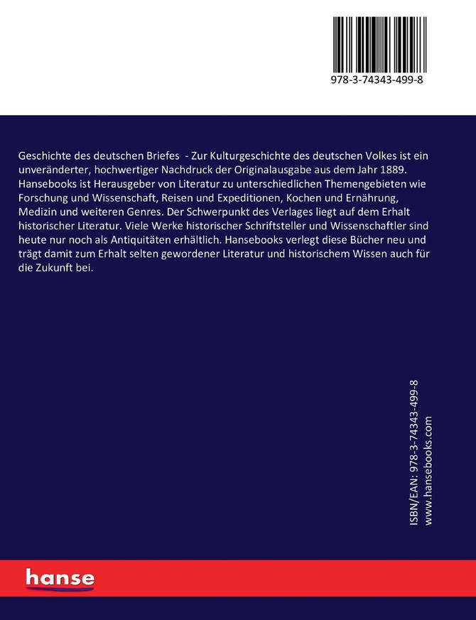 Geschichte des deutschen Briefes