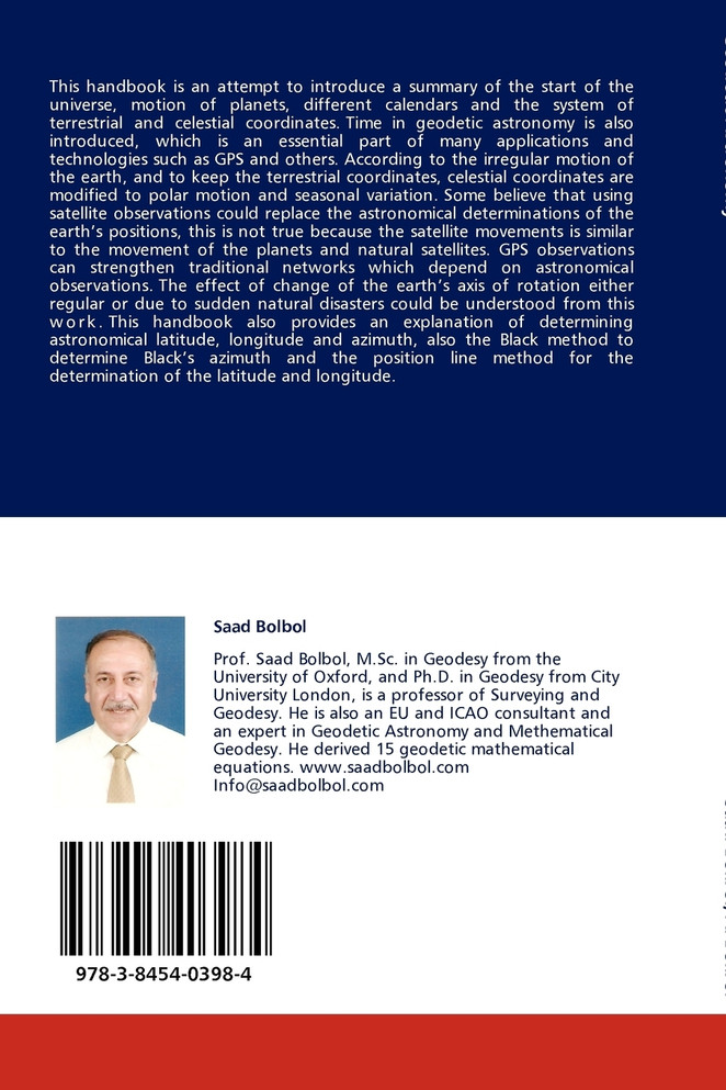 Hand Book of Geodetic Astronomy