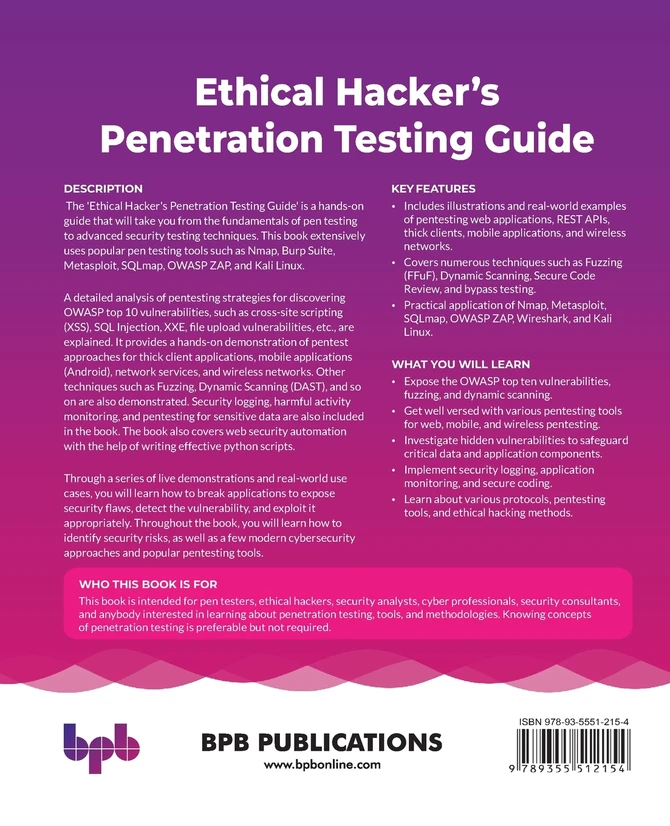Ethical Hacker's Penetration Testing Guide