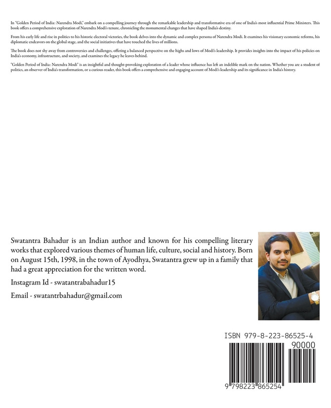 Man Of Golden India "Narendra Modi"