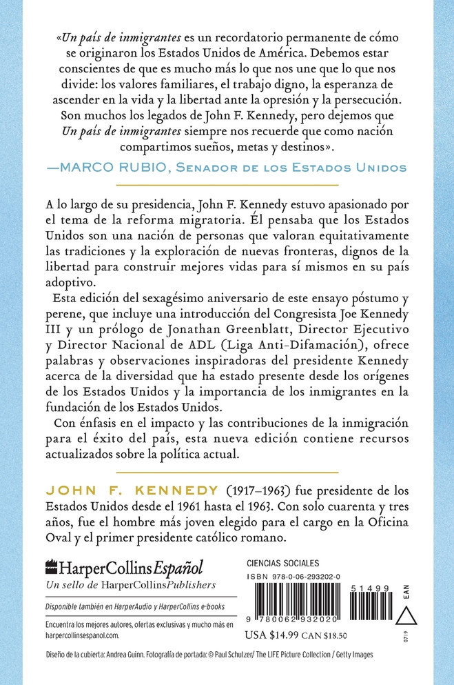 Nation of Immigrants, A \ país de inmigrantes, Un (Spanish edition)