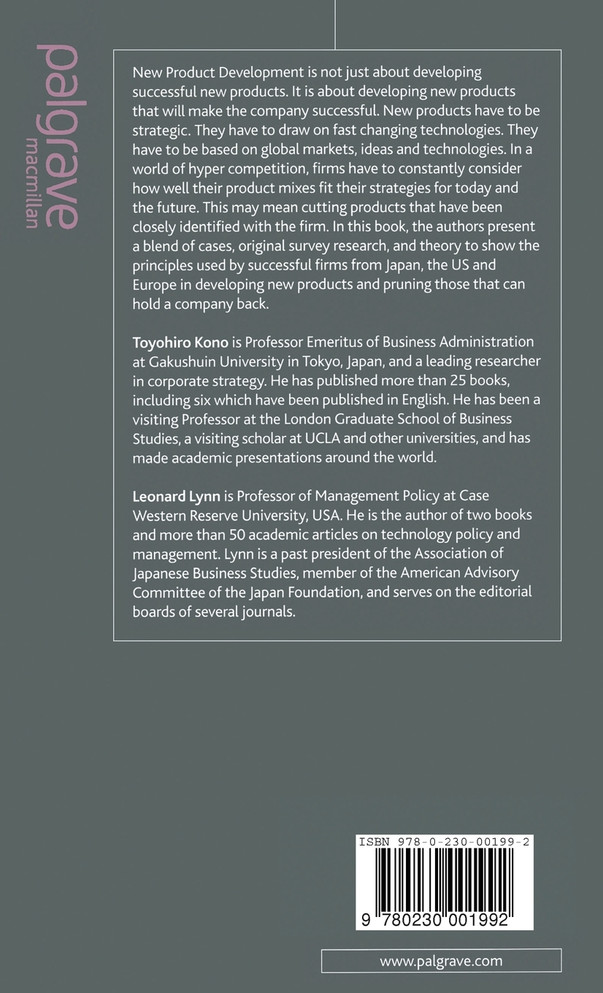 Strategic New Product Development for the Global Economy