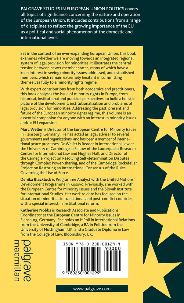 The Protection of Minorities in the Wider Europe