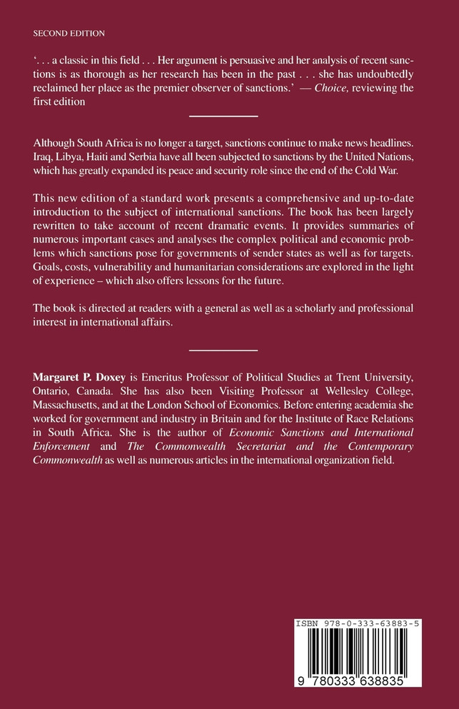 International Sanctions in Contemporary Perspective