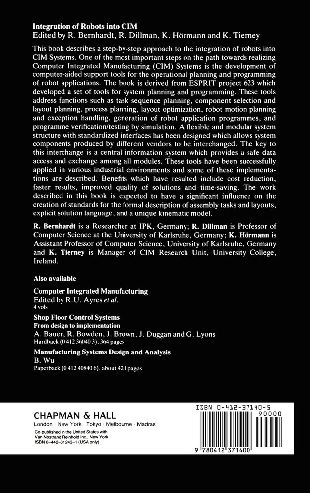 Integration of Robots into CIM