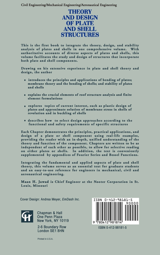 Theory and Design of Plate and Shell Structures