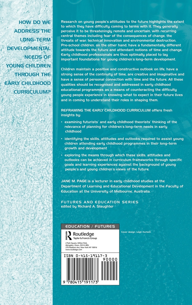 Reframing the Early Childhood Curriculum