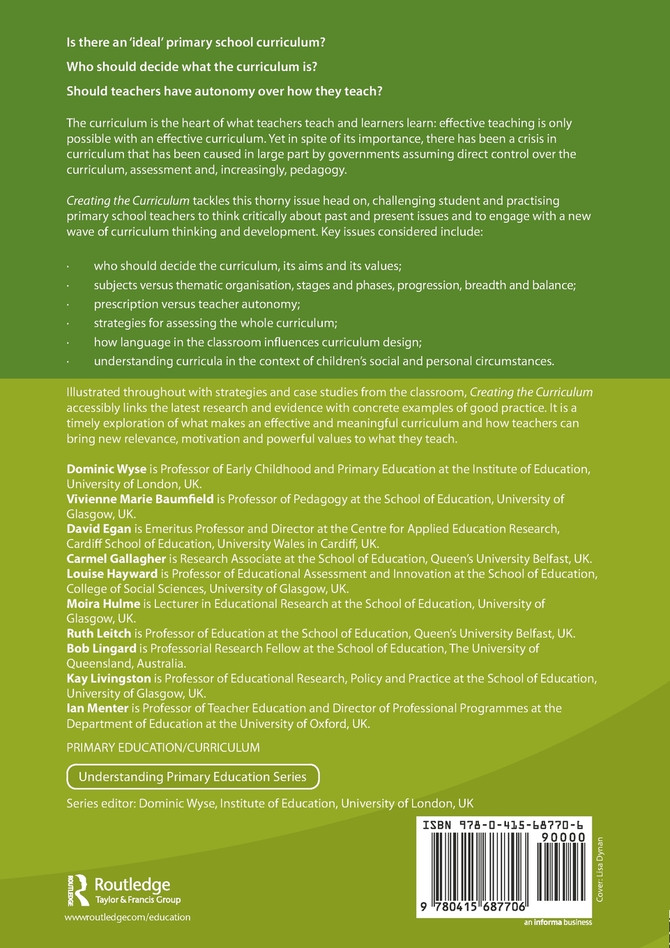 Creating the Curriculum