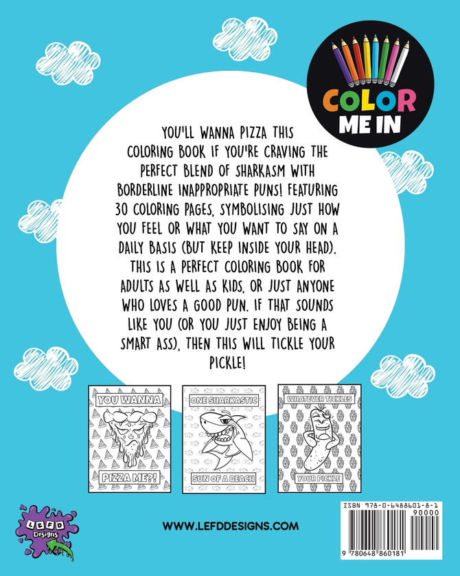 Smart Ass Puns Coloring Book