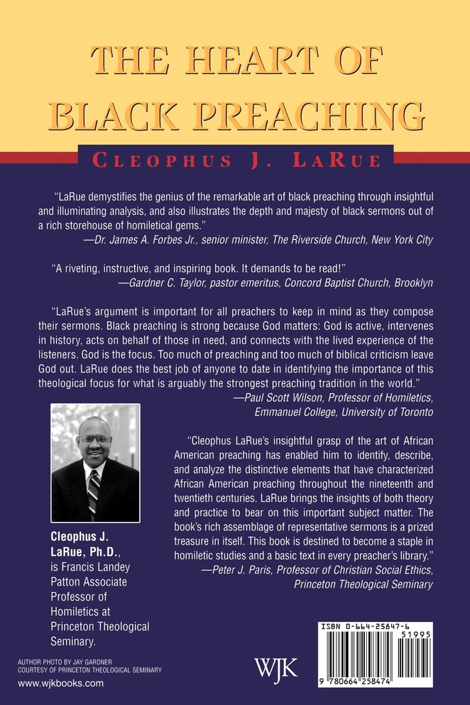 The Heart of Black Preaching