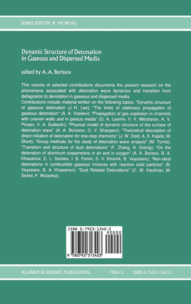 Dynamic Structure of Detonation in Gaseous and Dispersed Media