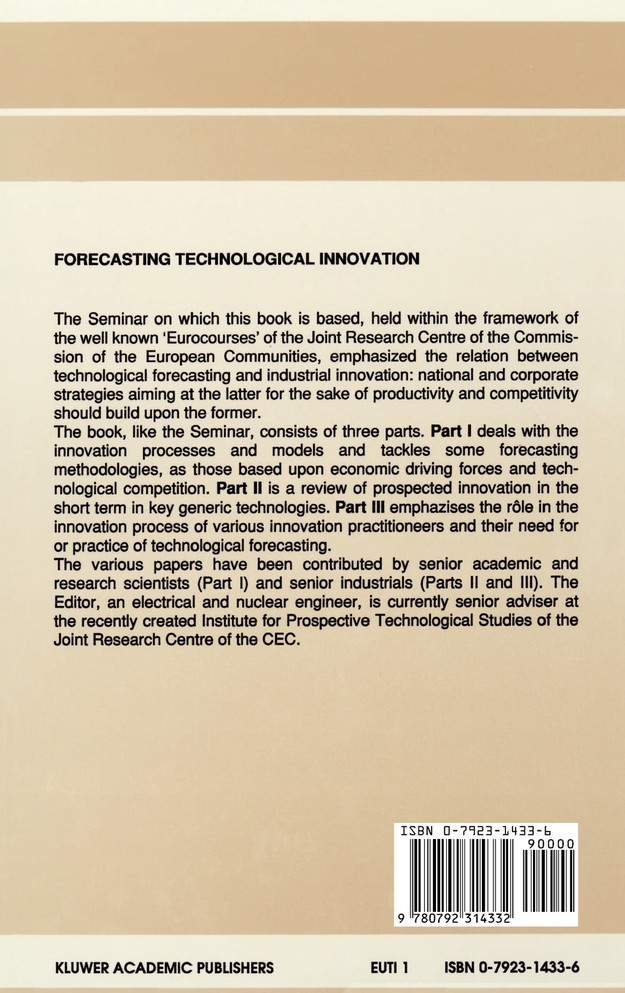 Forecasting Technological Innovation