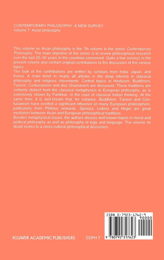 Philosophie asiatique/Asian philosophy