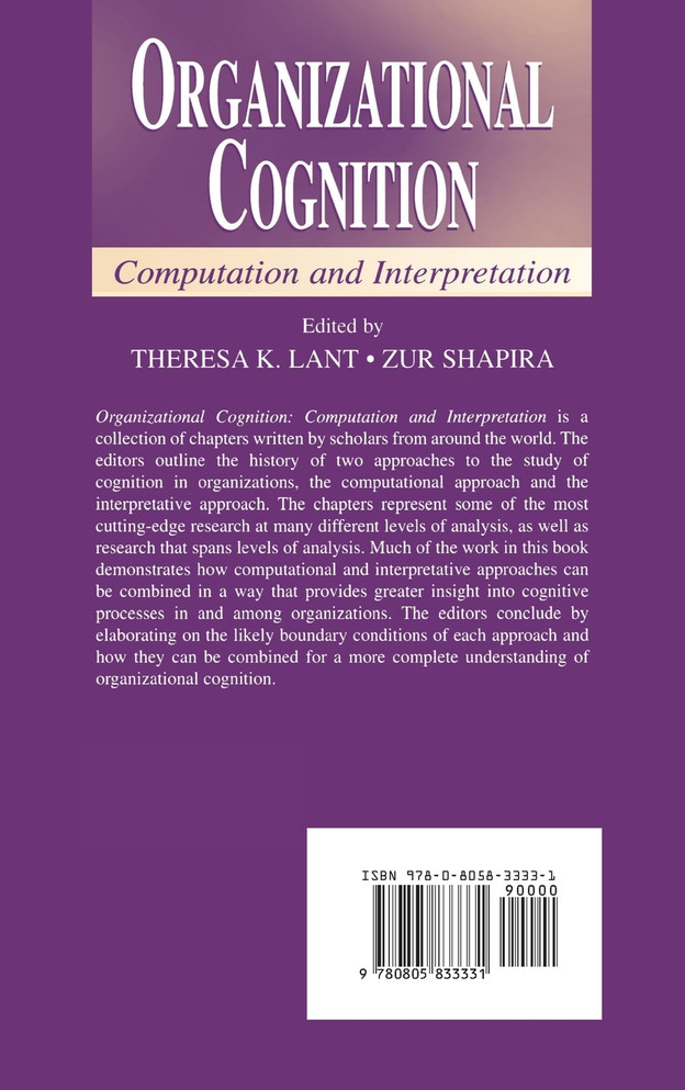 Organizational Cognition