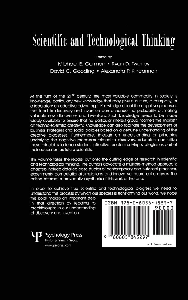Scientific and Technological Thinking