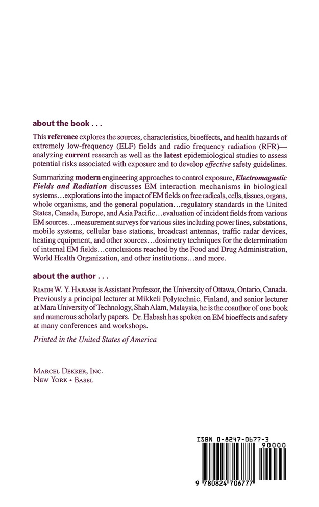 Electromagnetic Fields and Radiation