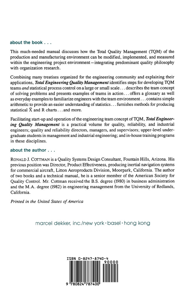 Total Engineering Quality Management