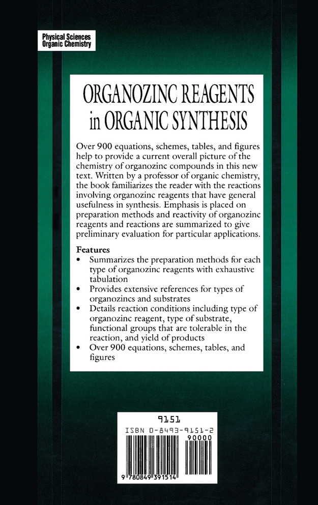 Organozinc Reagents in Organic Synthesis