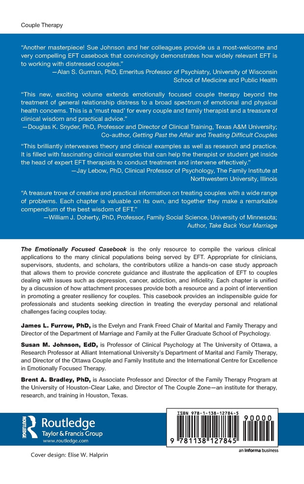 The Emotionally Focused Casebook