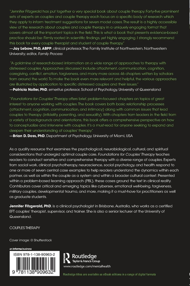 Foundations for Couples' Therapy