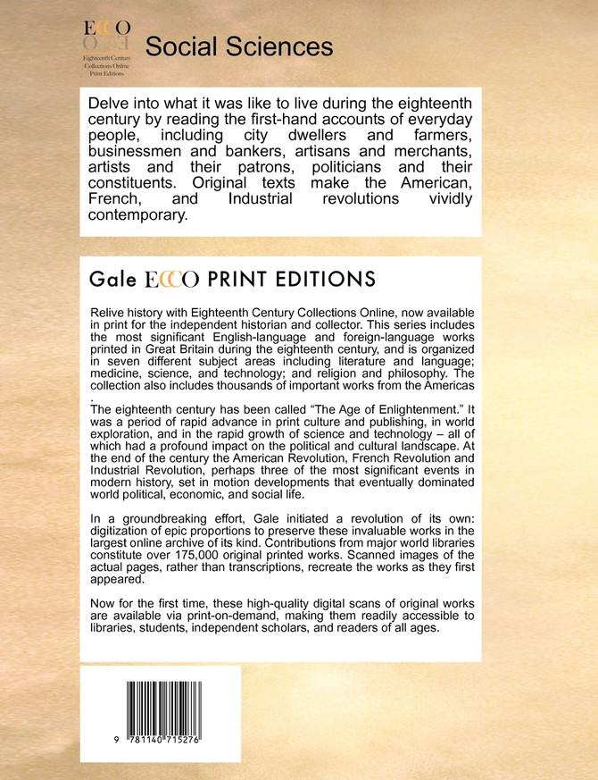 A philosophical essay on the moral and political state of Ireland