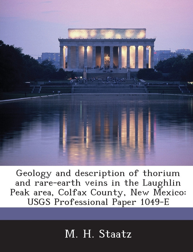Geology and description of thorium and rare-earth veins in the Laughlin Peak area, Colfax County, New Mexico