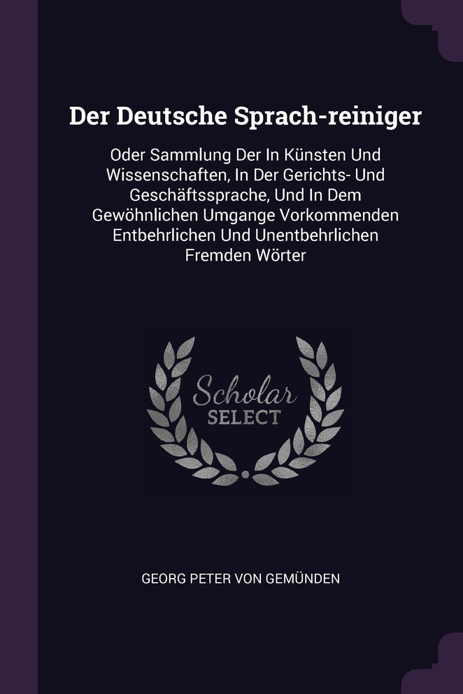 Der Deutsche Sprach-reiniger