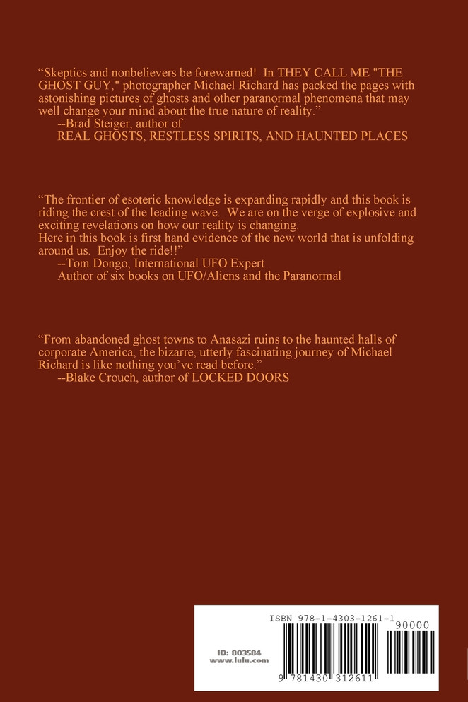 They Call Me the Ghost Guy