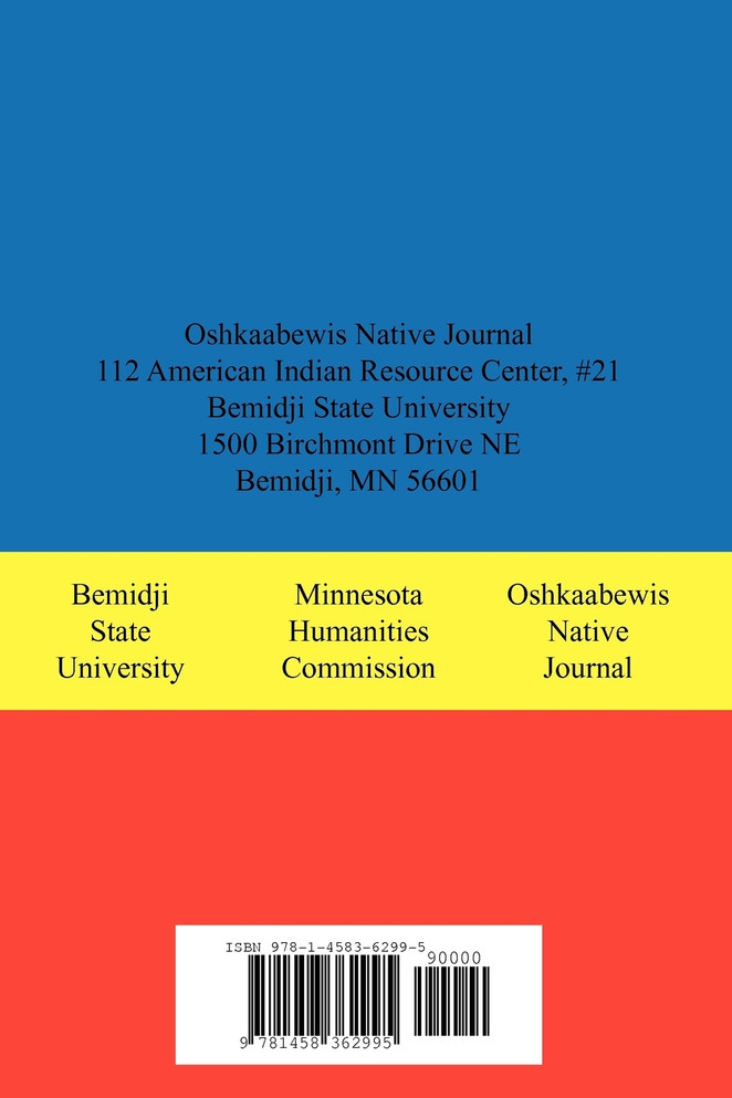 Oshkaabewis Native Journal (Vol. 7, No. 1)