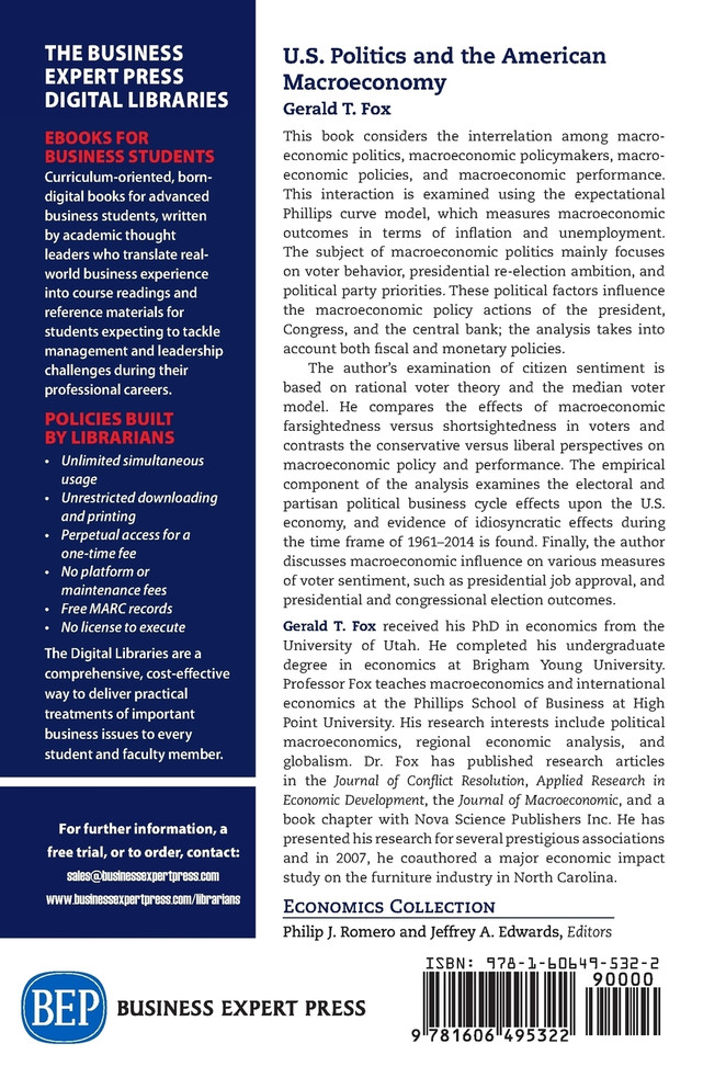 U.S. Politics and the American Macroeconomy