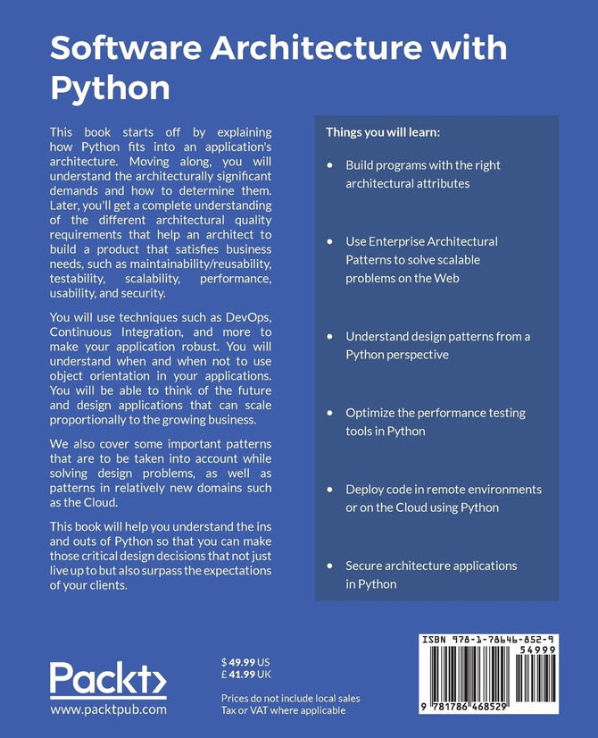 Software Architecture with Python