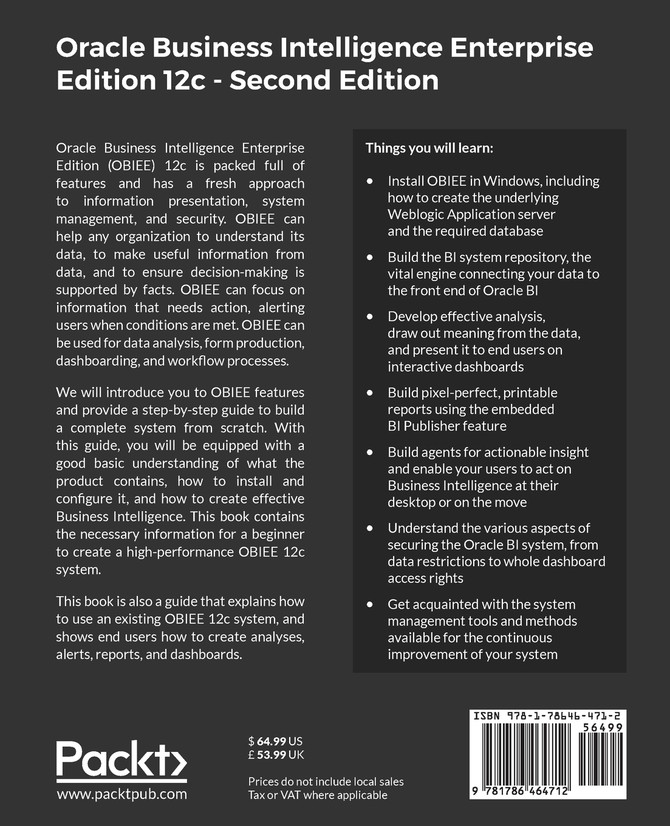 Oracle Business Intelligence Enterprise Edition 12c