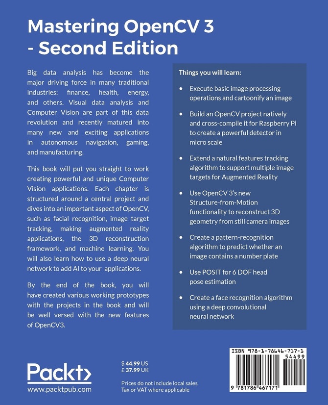 Mastering OpenCV 3