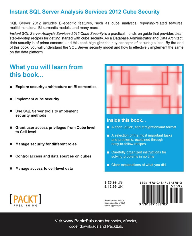Instant Microsoft SQL Server Analysis Services 2012 Cube Security