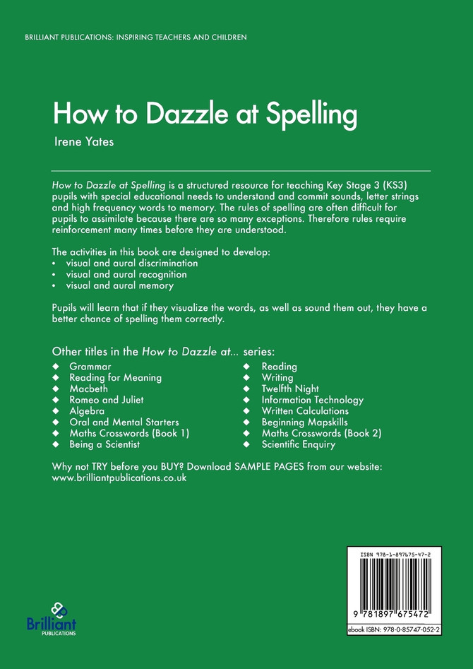 How to Dazzle at Spelling