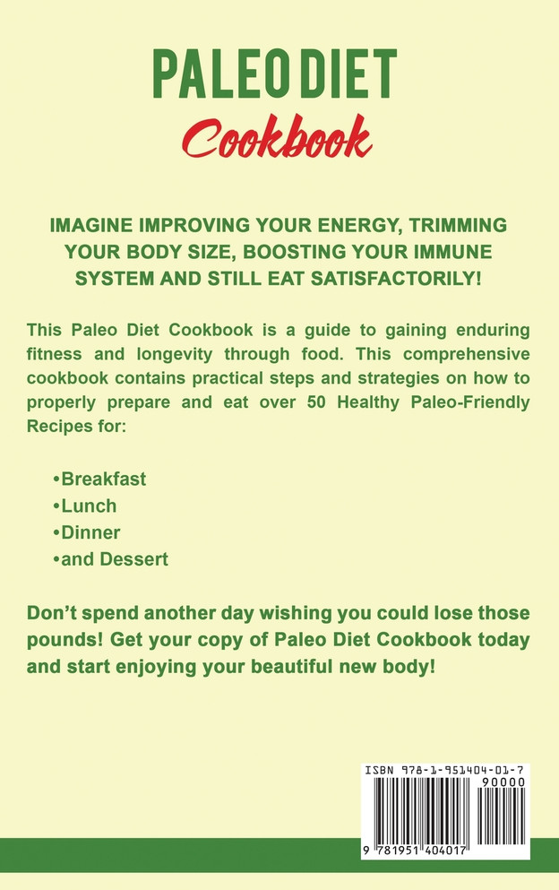 Paleo Diet Cookbook