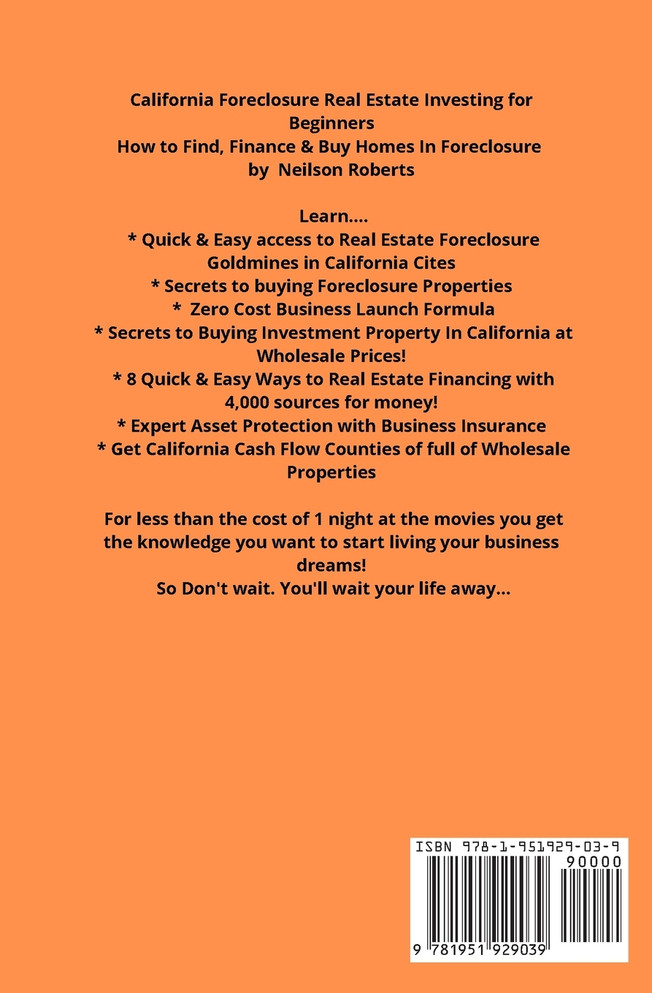 California Foreclosure Real Estate Investing for Beginners