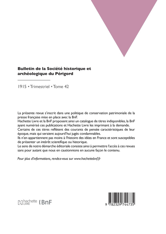 Bulletin de la Société historique et archéologique du Périgord