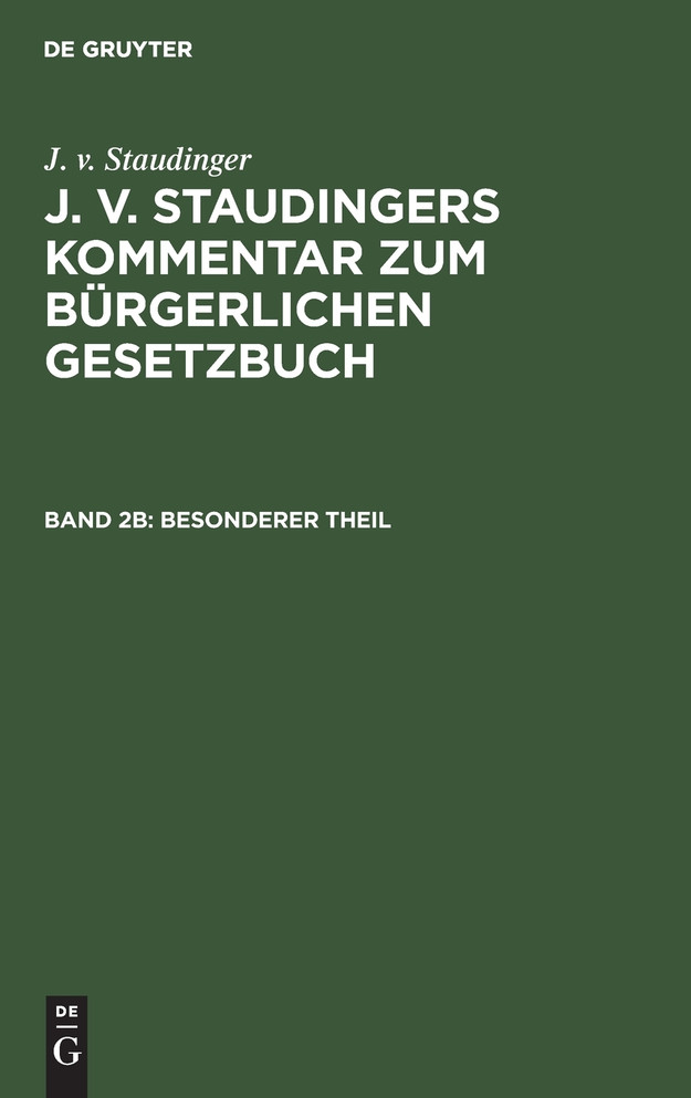Besonderer Theil