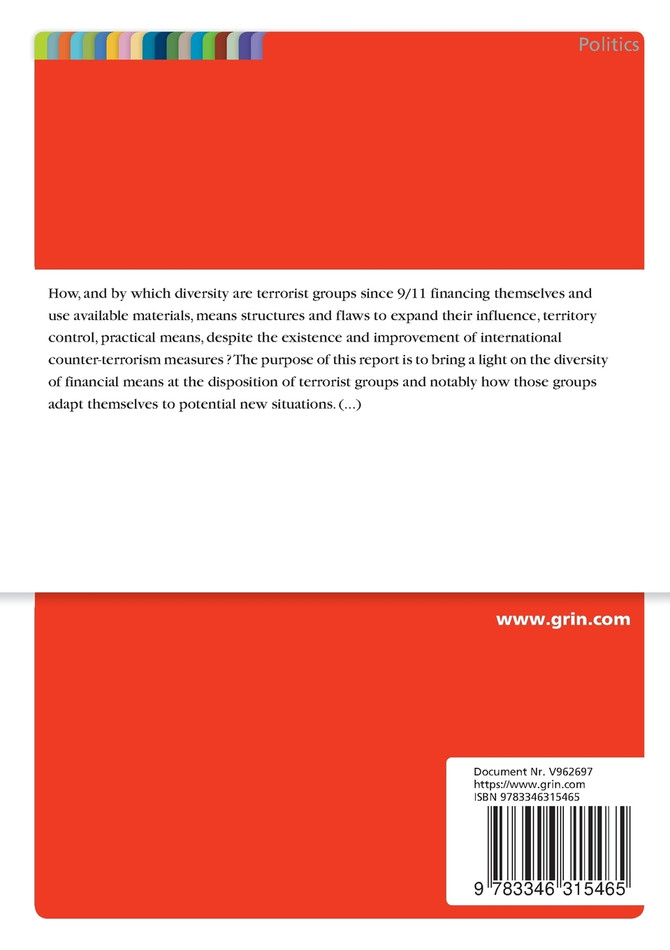Terrorism financing post 9/11