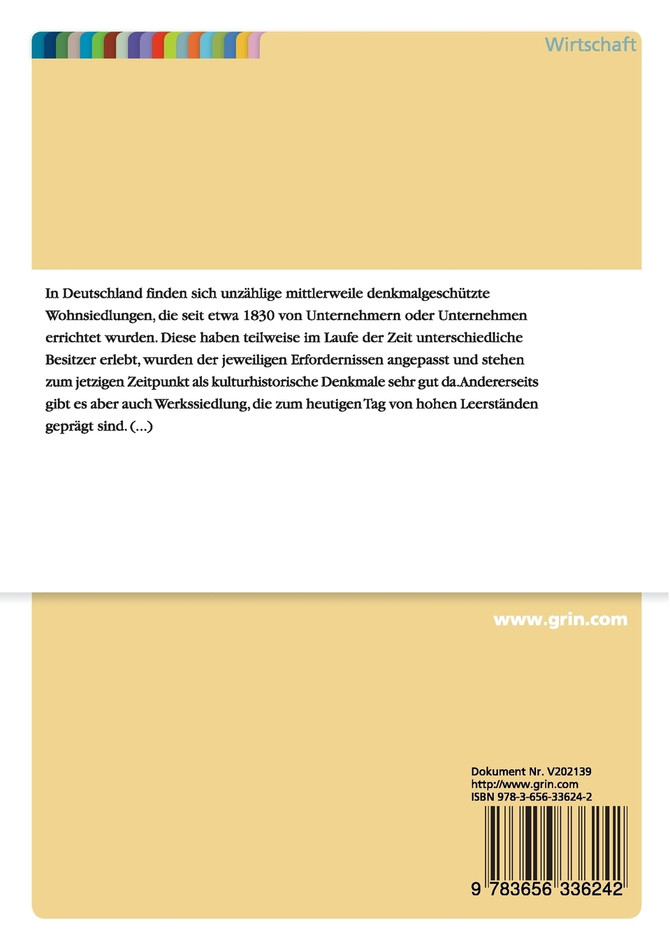 Arbeitersiedlungsbau in Sachsen, eine Betrachtung im nationalen Kontext