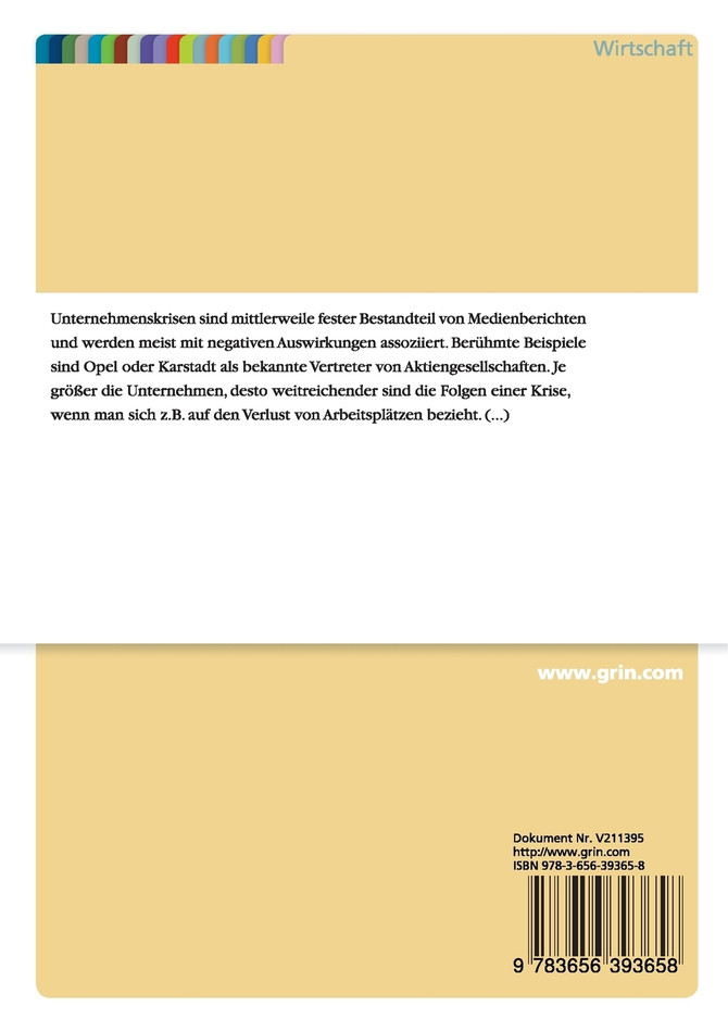 Erfolgreiches Krisenmanagement in klein- und mittelständischen Unternehmen