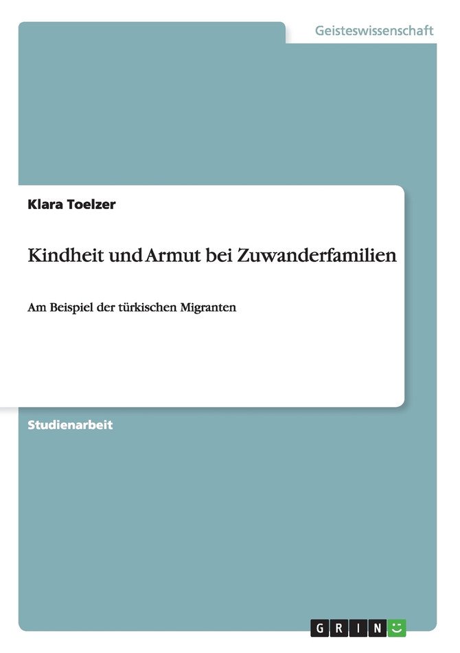 Kindheit und Armut bei Zuwanderfamilien
