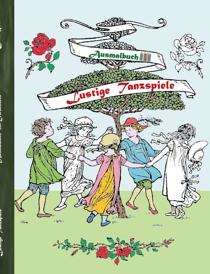 Lustige Tanzspiele (Ausmalbuch)