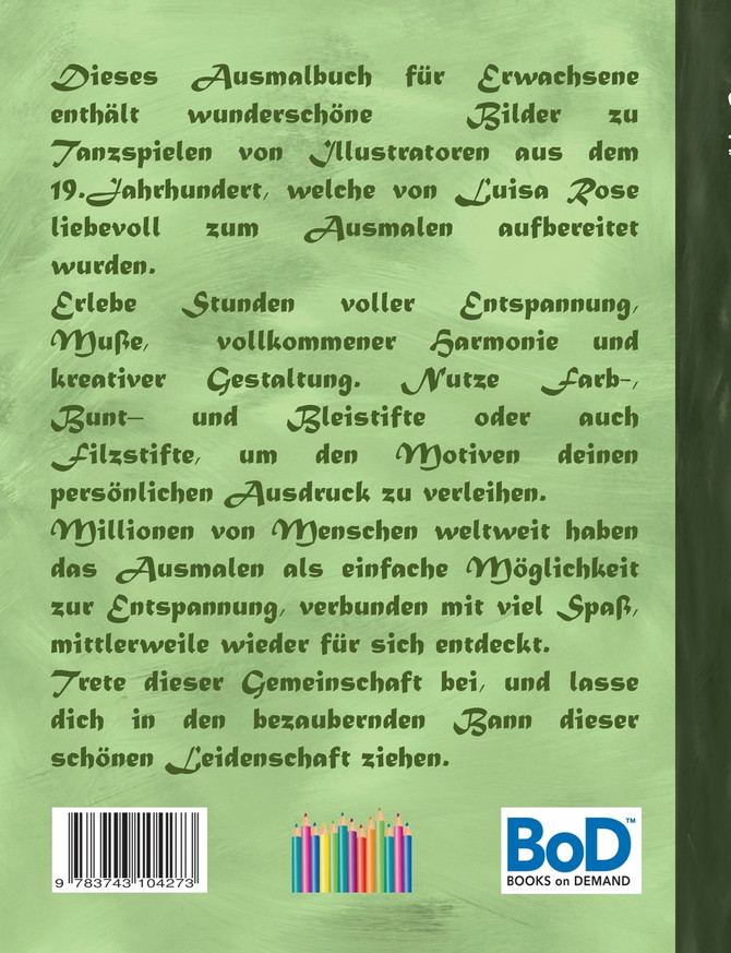 Lustige Tanzspiele (Ausmalbuch)